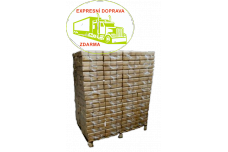 Dřevěné brikety InECO RUF TOP, 720 kg, DOPRAVA ZDARMA